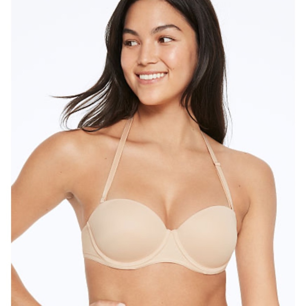 PINK strapless bra